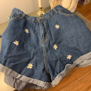 High Waisted Jean shorts